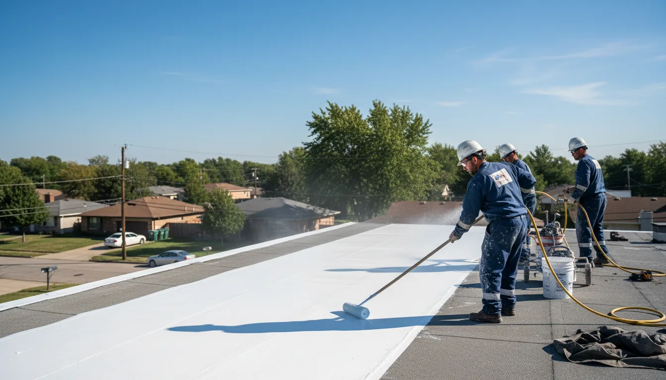 Commercial roof coating in Monticello, IN near me